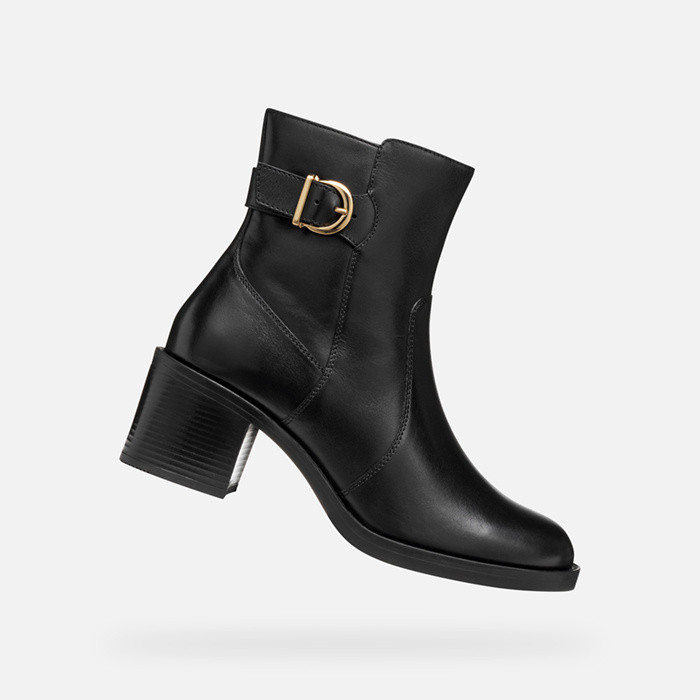 Medium heel ankle boots SERILDA 60 WOMAN Black | GEOX