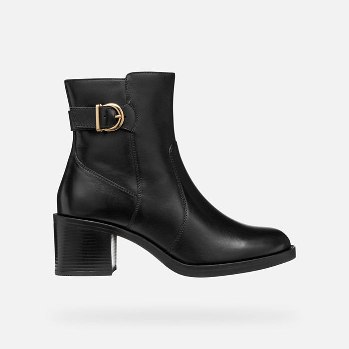 Medium heel ankle boots SERILDA 60 WOMAN Black | GEOX