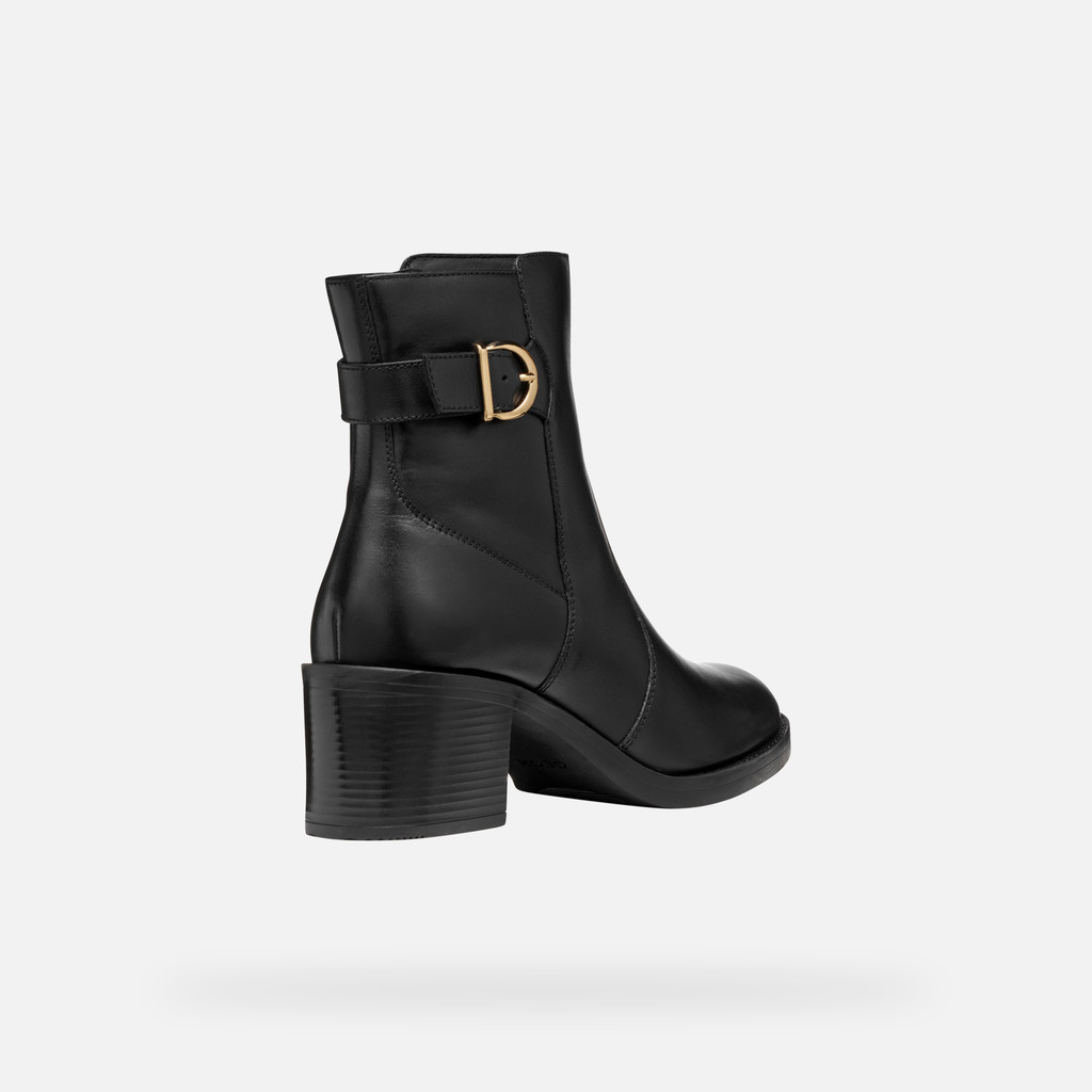 Medium heel ankle boots SERILDA 60 WOMAN Black - image number 5 | GEOX