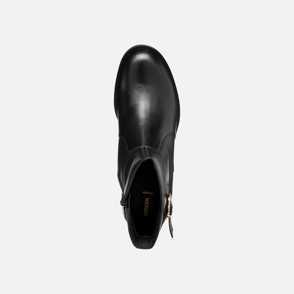 Medium heel ankle boots SERILDA 60 WOMAN Black - image number 6 | GEOX