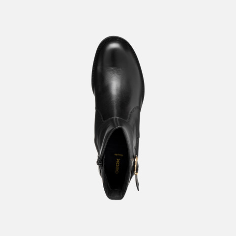 Medium heel ankle boots SERILDA 60 WOMAN Black - image number 6 | GEOX