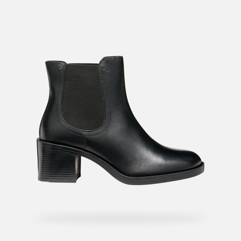 Medium heel ankle boots SERILDA 60 WOMAN Black - image number 1 | GEOX