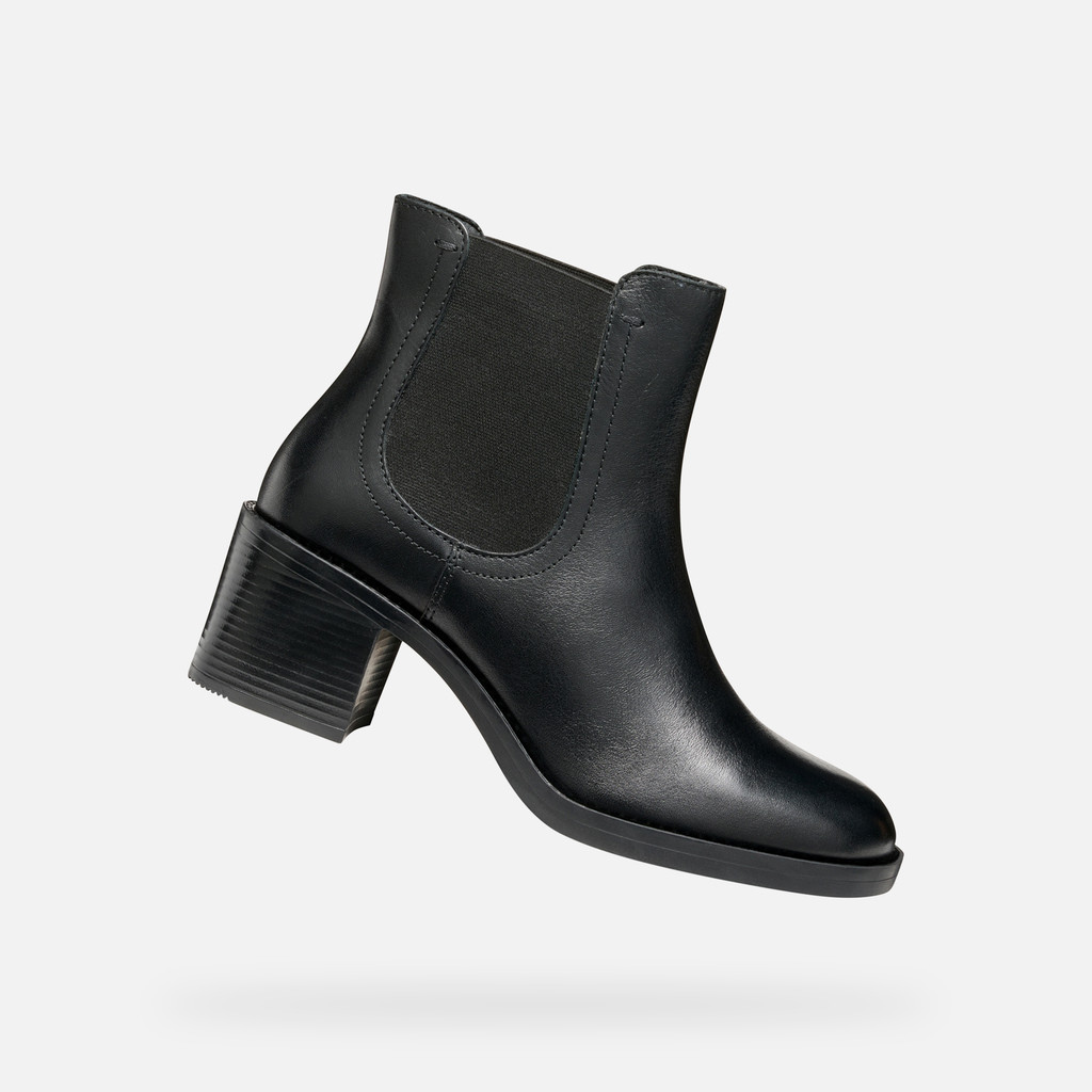 Medium heel ankle boots SERILDA 60 WOMAN Black - image number 0 | GEOX