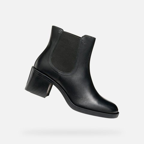 Medium heel ankle boots SERILDA 60 WOMAN Black - image number 0 | GEOX