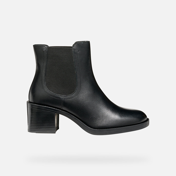 Medium heel ankle boots SERILDA 60 WOMAN Black | GEOX