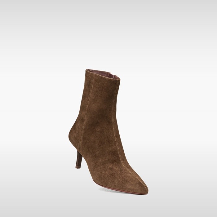 Kitten heel ankle boots KLEOPY WOMAN Dark Brown | GEOX