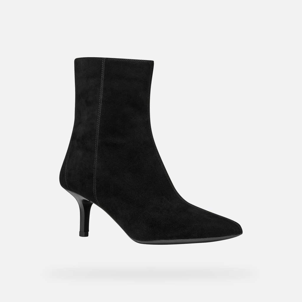 Kitten heel ankle boots KLEOPY WOMAN Black - image number 3 | GEOX