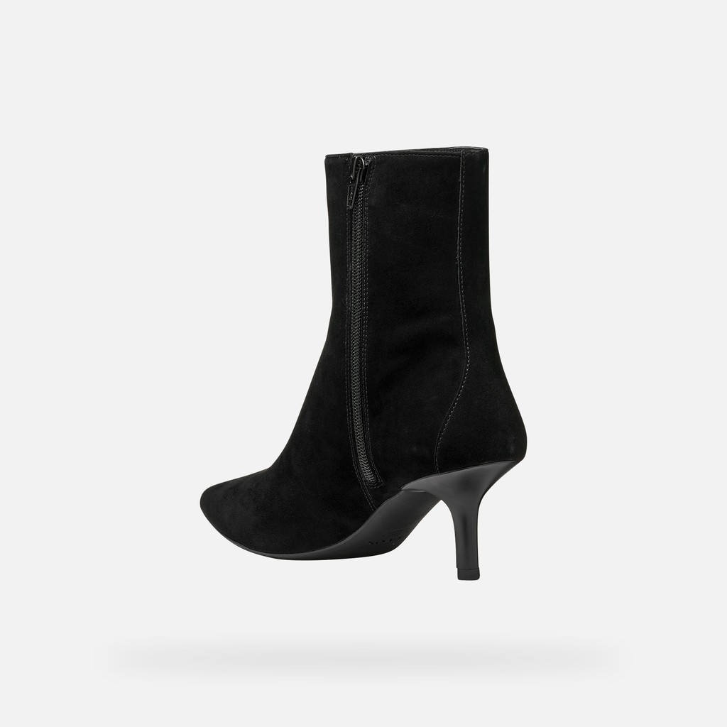 Kitten heel ankle boots KLEOPY WOMAN Black - image number 4 | GEOX