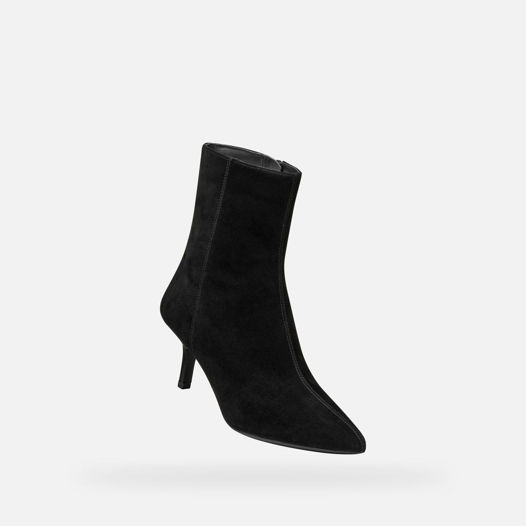 Kitten heel ankle boots KLEOPY WOMAN Black - image number 5 | GEOX
