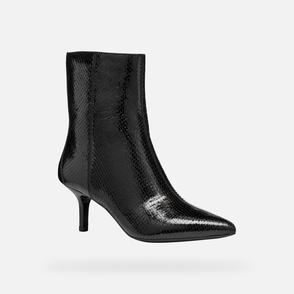 Medium heel ankle boots KLEOPY WOMAN Black - image number 2 | GEOX