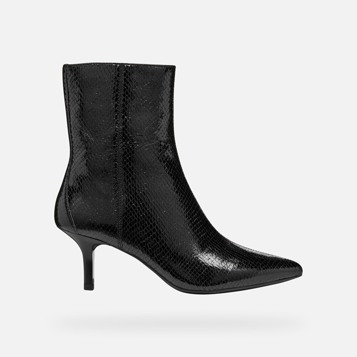 Medium heel ankle boots KLEOPY WOMAN Black | GEOX