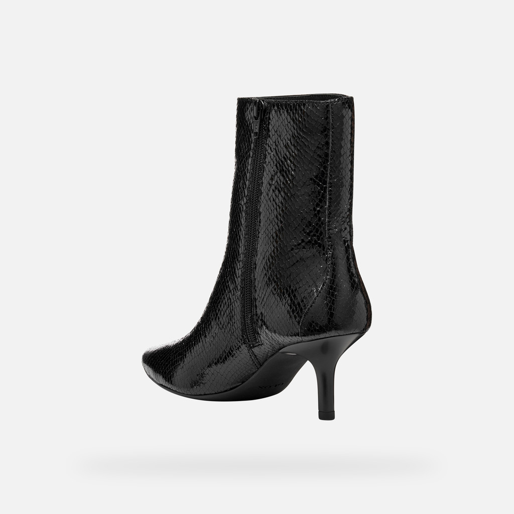 Medium heel ankle boots KLEOPY WOMAN Black - image number 3 | GEOX