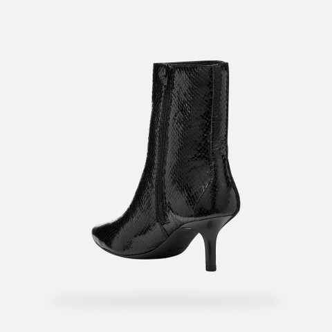 Medium heel ankle boots KLEOPY WOMAN Black - image number 3 | GEOX