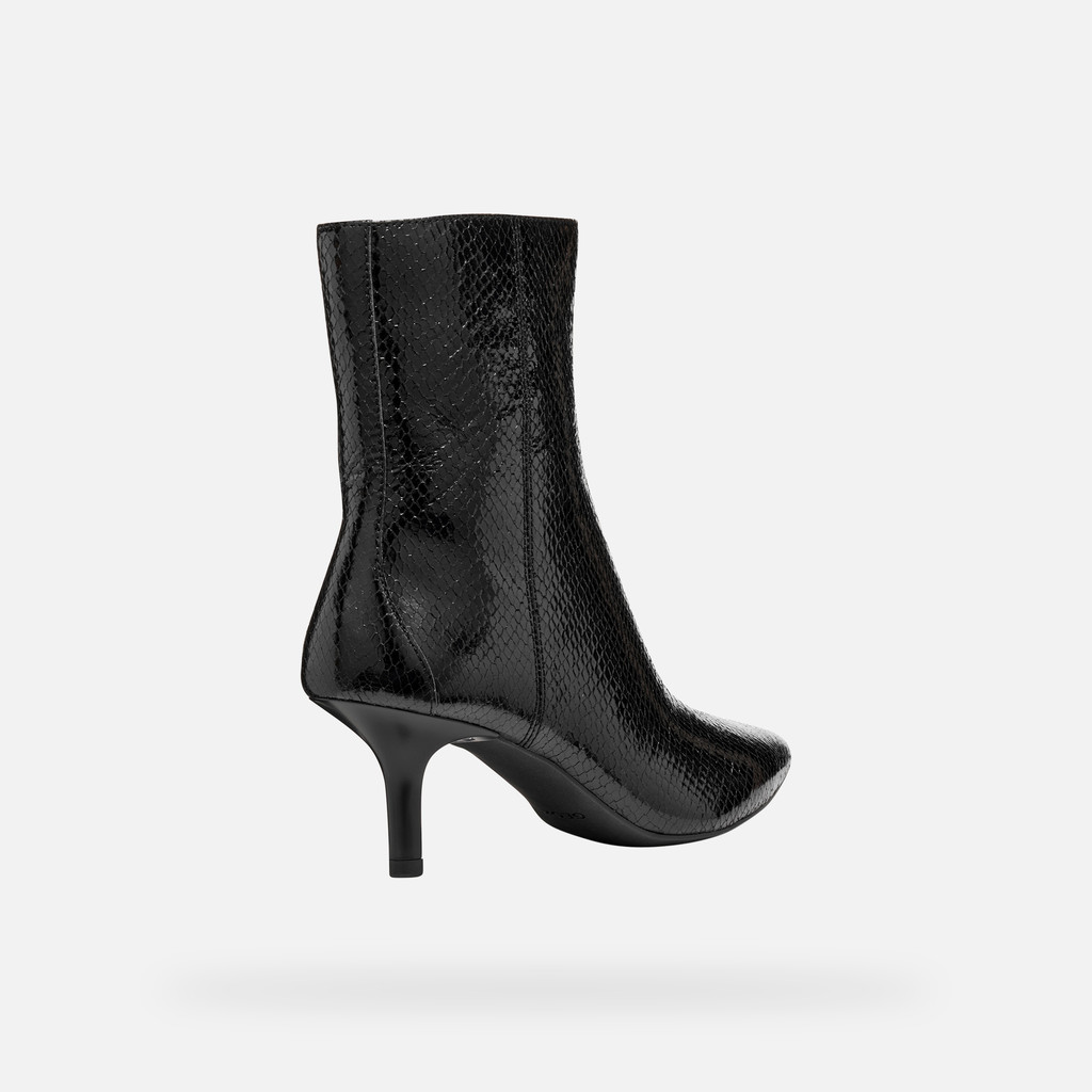 Medium heel ankle boots KLEOPY WOMAN Black - image number 4 | GEOX