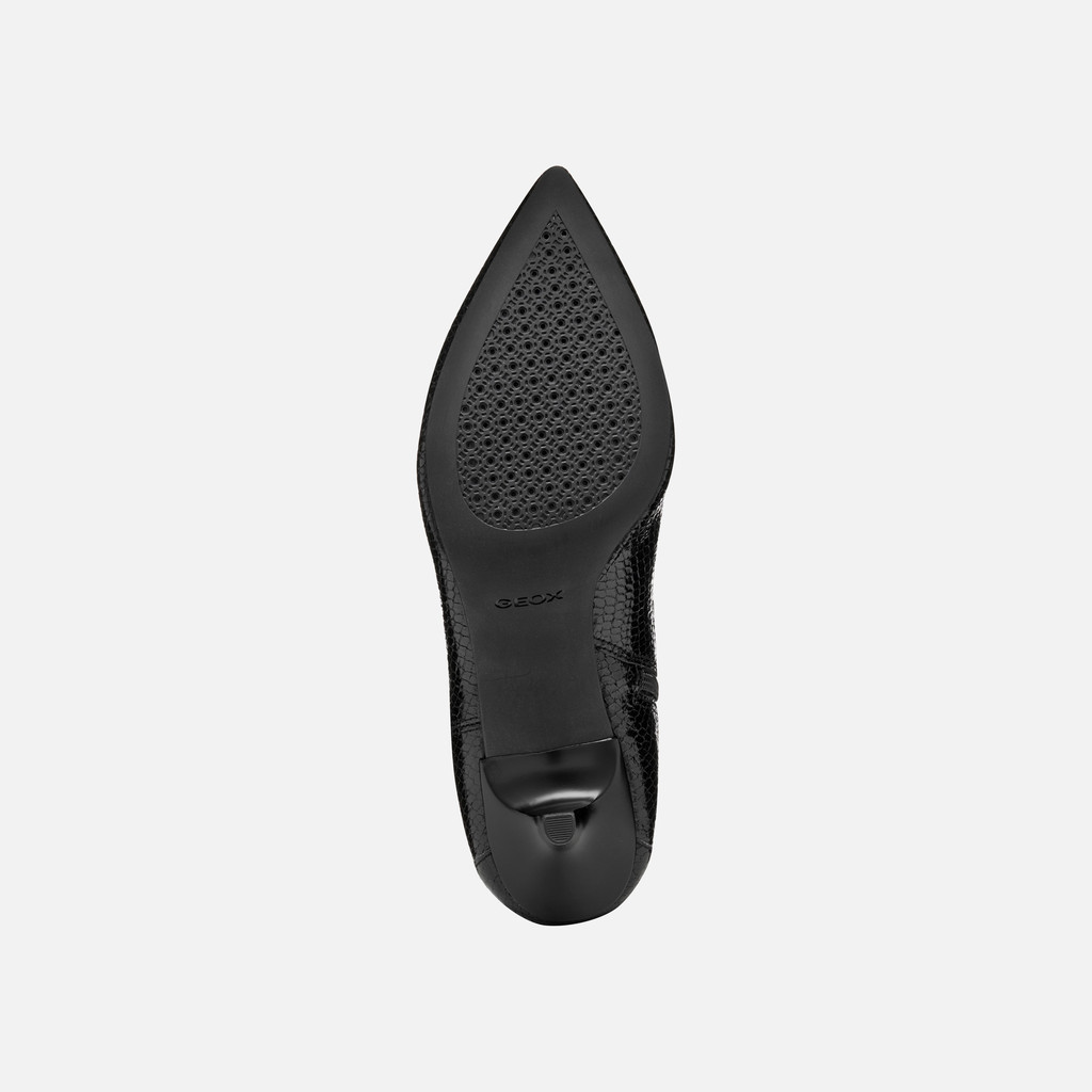 Medium heel ankle boots KLEOPY WOMAN Black - image number 6 | GEOX