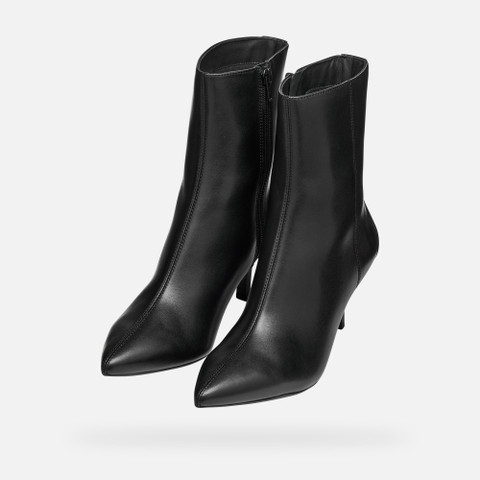Medium heel ankle boots KLEOPY WOMAN Black - image number 8 | GEOX