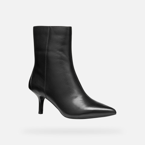 Medium heel ankle boots KLEOPY WOMAN Black - image number 3 | GEOX