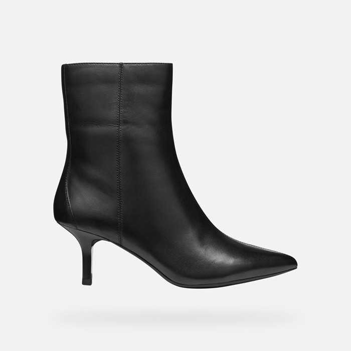 Medium heel ankle boots KLEOPY WOMAN Black | GEOX