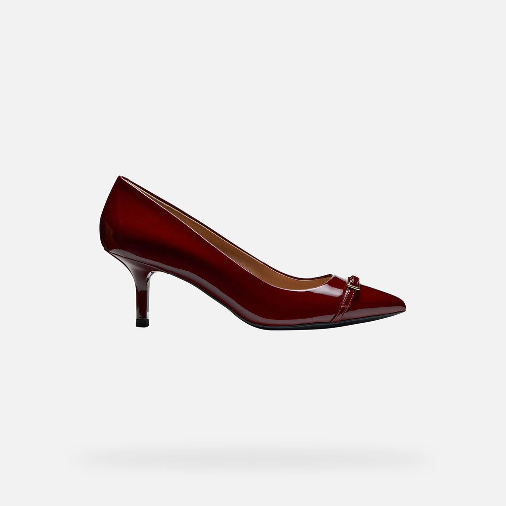 Medium heel pumps KLEOPY WOMAN Bordeaux - image number 1 | GEOX