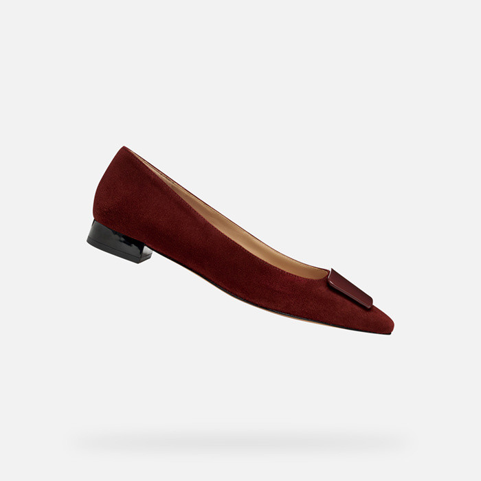 Ballerines pointues GISELDA15 FEMME Brique | GEOX