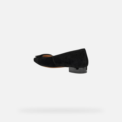 Pointed toe ballet flats GISELDA15 WOMAN Black - image number 3 | GEOX