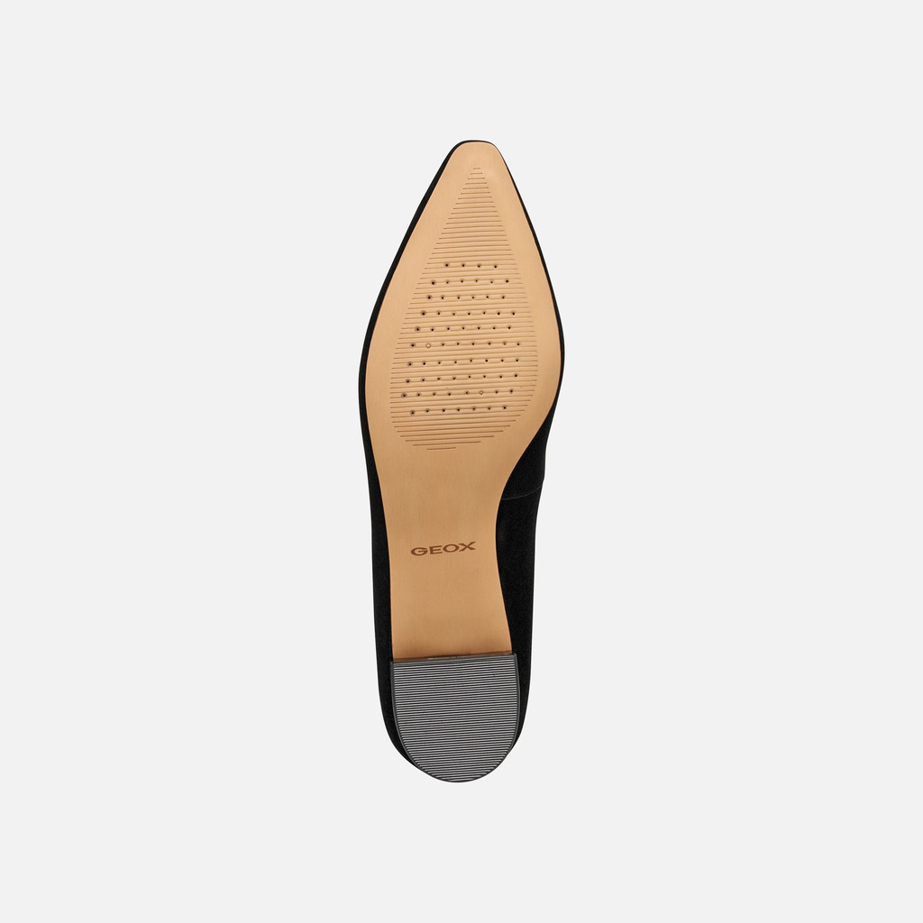 Pointed toe ballet flats GISELDA15 WOMAN Black - image number 6 | GEOX