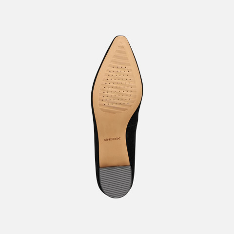 Pointed toe ballet flats GISELDA15 WOMAN Black - image number 6 | GEOX