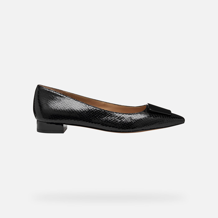 Snake print shoes GISELDA15 WOMAN Black | GEOX