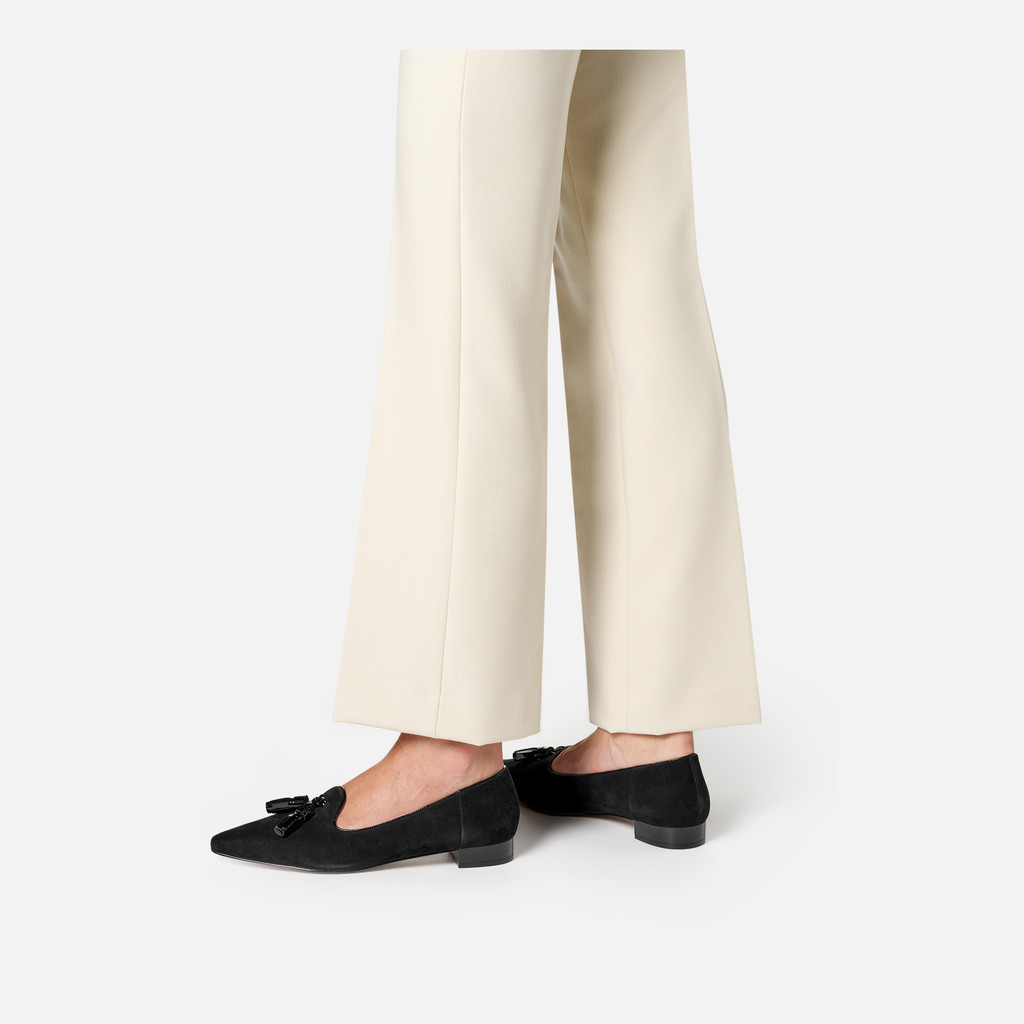 Pointed toe ballet flats GISELDA15 WOMAN Black - image number 1 | GEOX