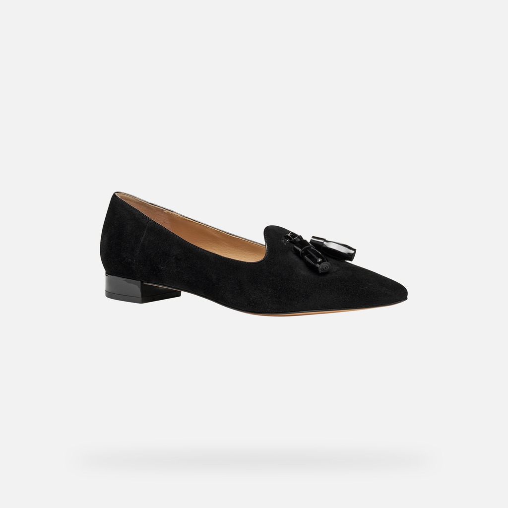 Pointed toe ballet flats GISELDA15 WOMAN Black - image number 3 | GEOX