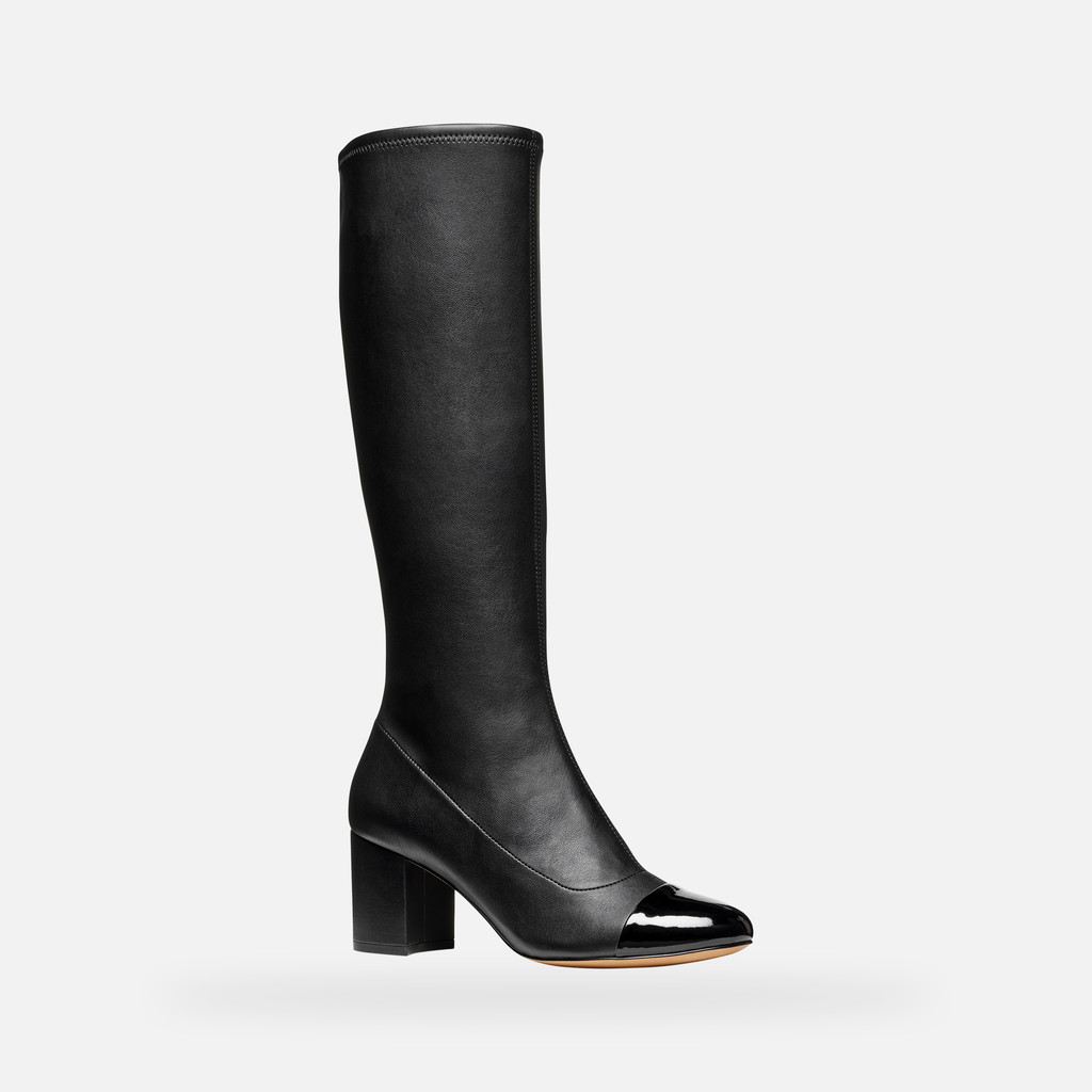 High heel boots VIRNILISA 65 WOMAN Black - image number 2 | GEOX