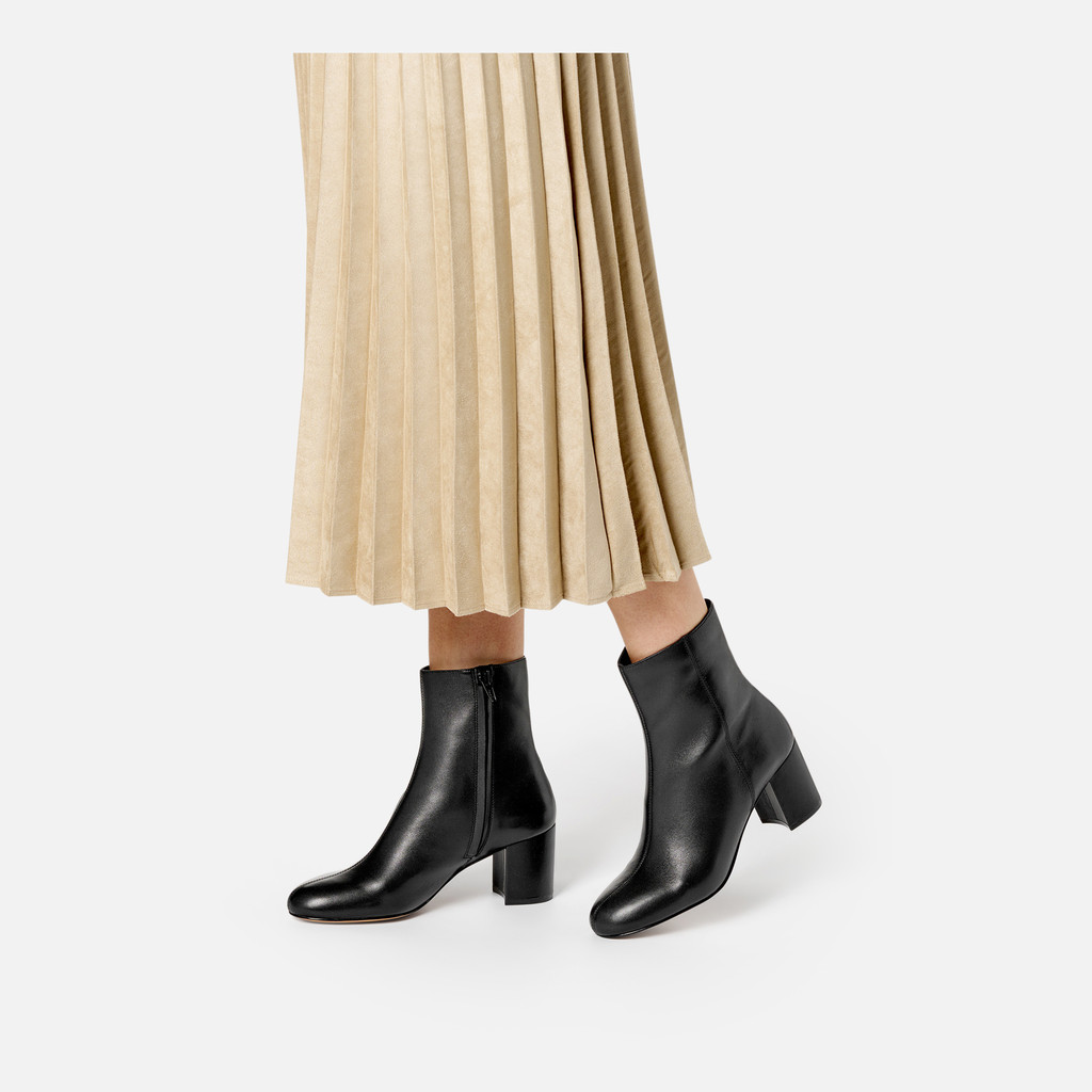 Medium heel ankle boots VIRNILISA 65 WOMAN Black - image number 1 | GEOX