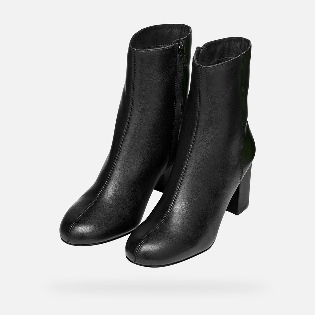 Medium heel ankle boots VIRNILISA 65 WOMAN Black - image number 8 | GEOX