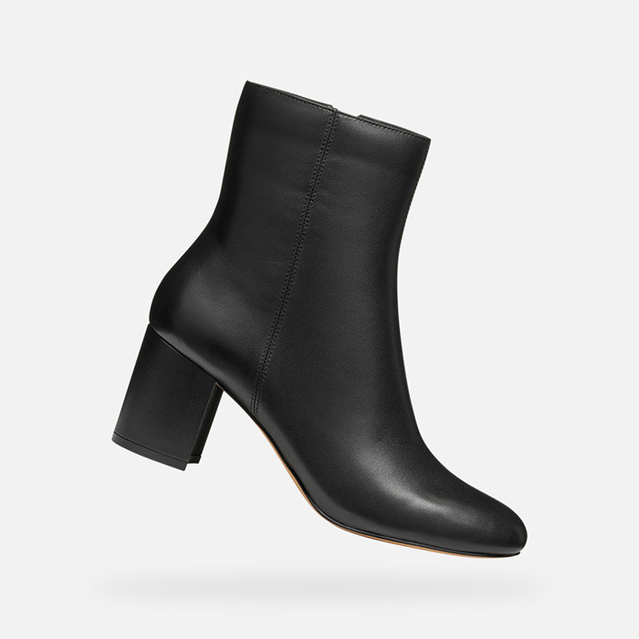 Bottines talon moyen VIRNILISA 65 FEMME Noir | GEOX
