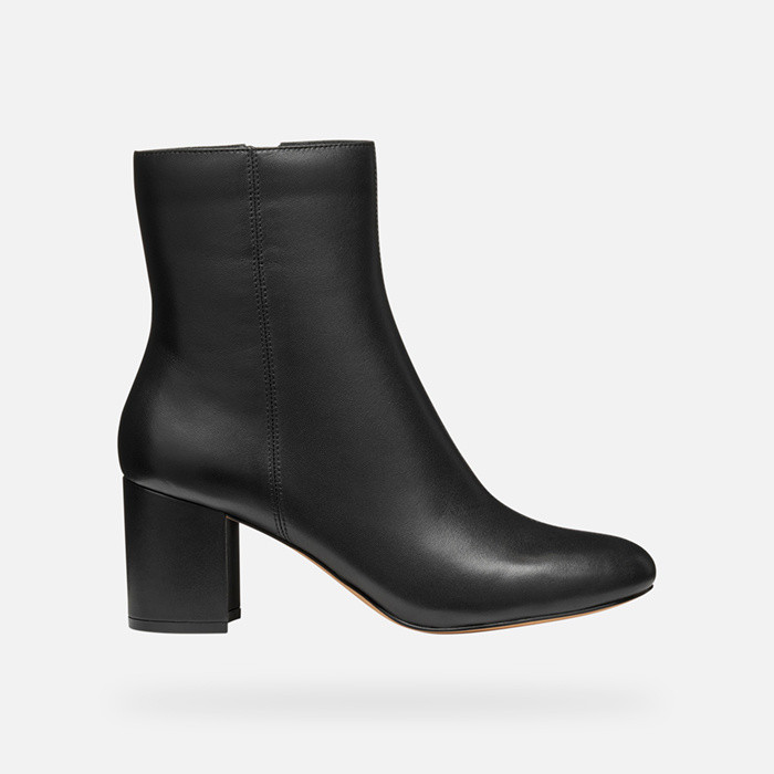 Medium heel ankle boots VIRNILISA 65 WOMAN Black | GEOX