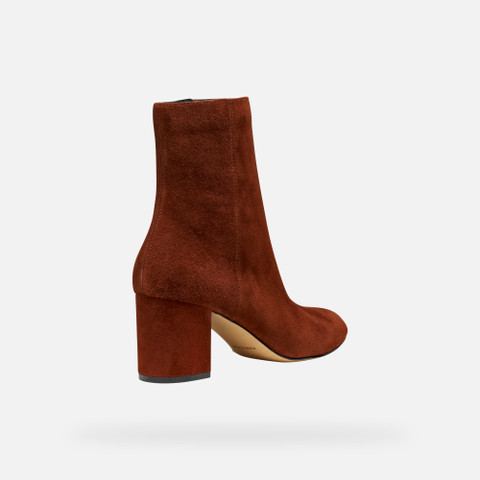 Medium heel ankle boots VIRNILISA 65 WOMAN Brick - image number 4 | GEOX