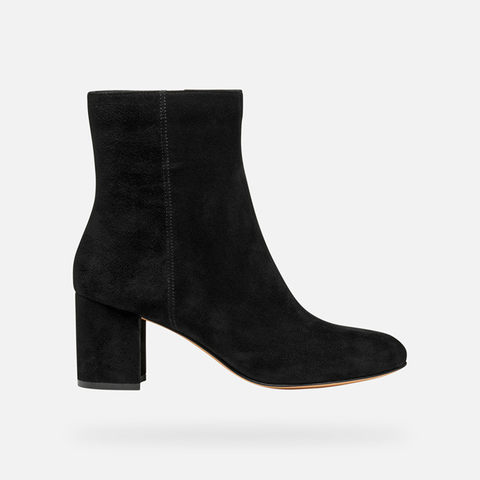 Medium heel ankle boots VIRNILISA 65 WOMAN Black | GEOX