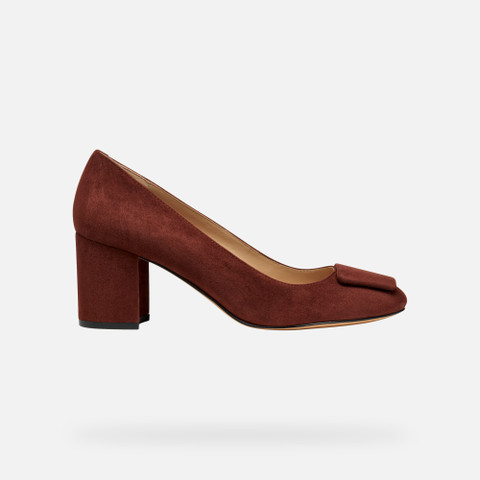 Medium heel pumps VIRNILISA 65 WOMAN Wine - image number 1 | GEOX