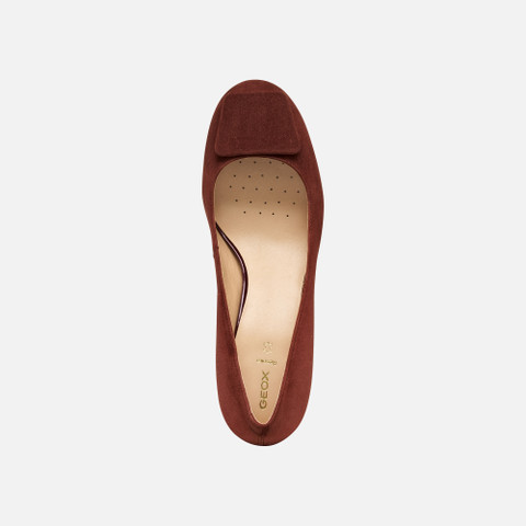 Medium heel pumps VIRNILISA 65 WOMAN Wine - image number 5 | GEOX