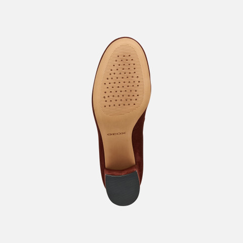 Medium heel pumps VIRNILISA 65 WOMAN Wine - image number 6 | GEOX