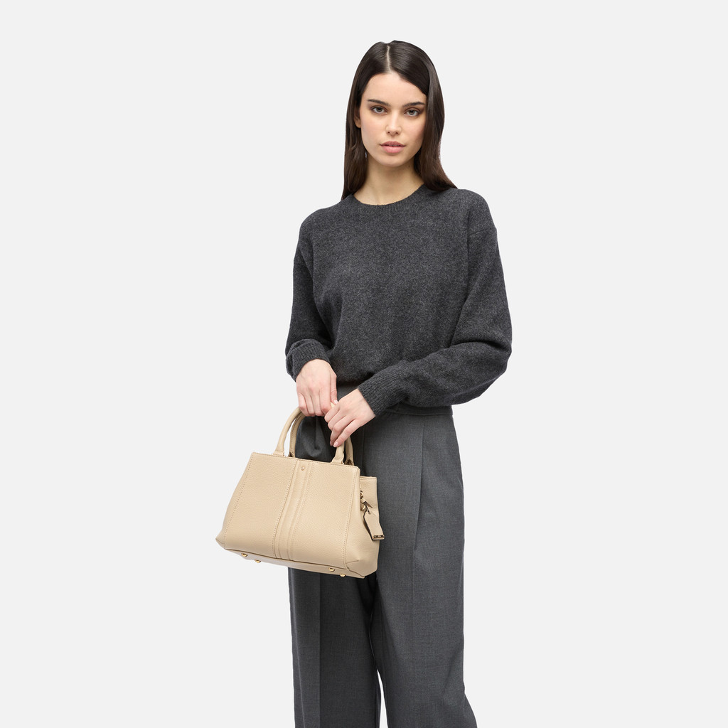 Bolso de mano DHYALMA BAG MUJER Blanco lechoso - image number 8 | GEOX