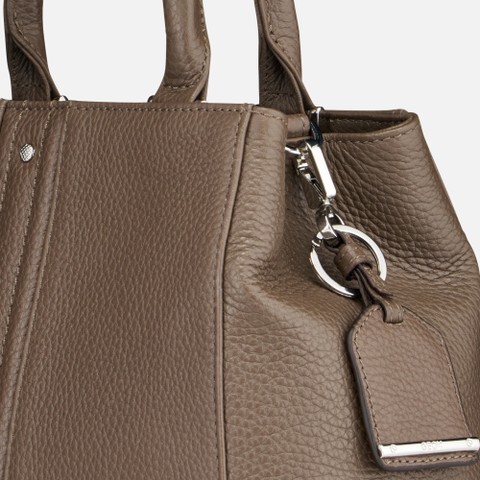 Borsa a mano DHYALMA BAG DONNA Taupe - image number 6 | GEOX