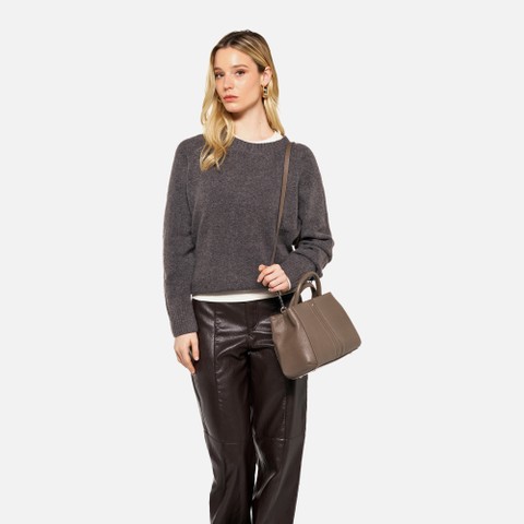 Borsa a mano DHYALMA BAG DONNA Taupe | GEOX