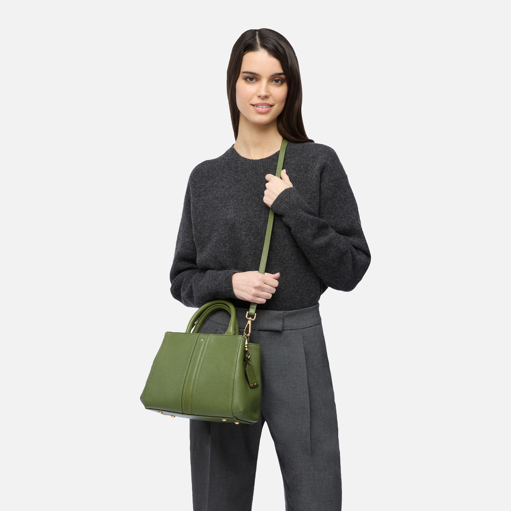 Bolso de mano DHYALMA BAG MUJER Verde salvia - image number 1 | GEOX