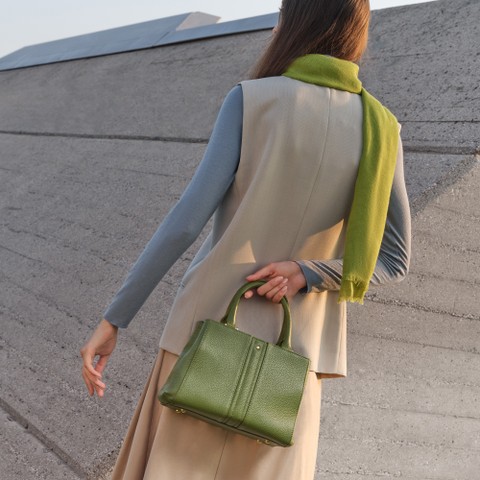 Bolso de mano DHYALMA BAG MUJER Verde salvia | GEOX
