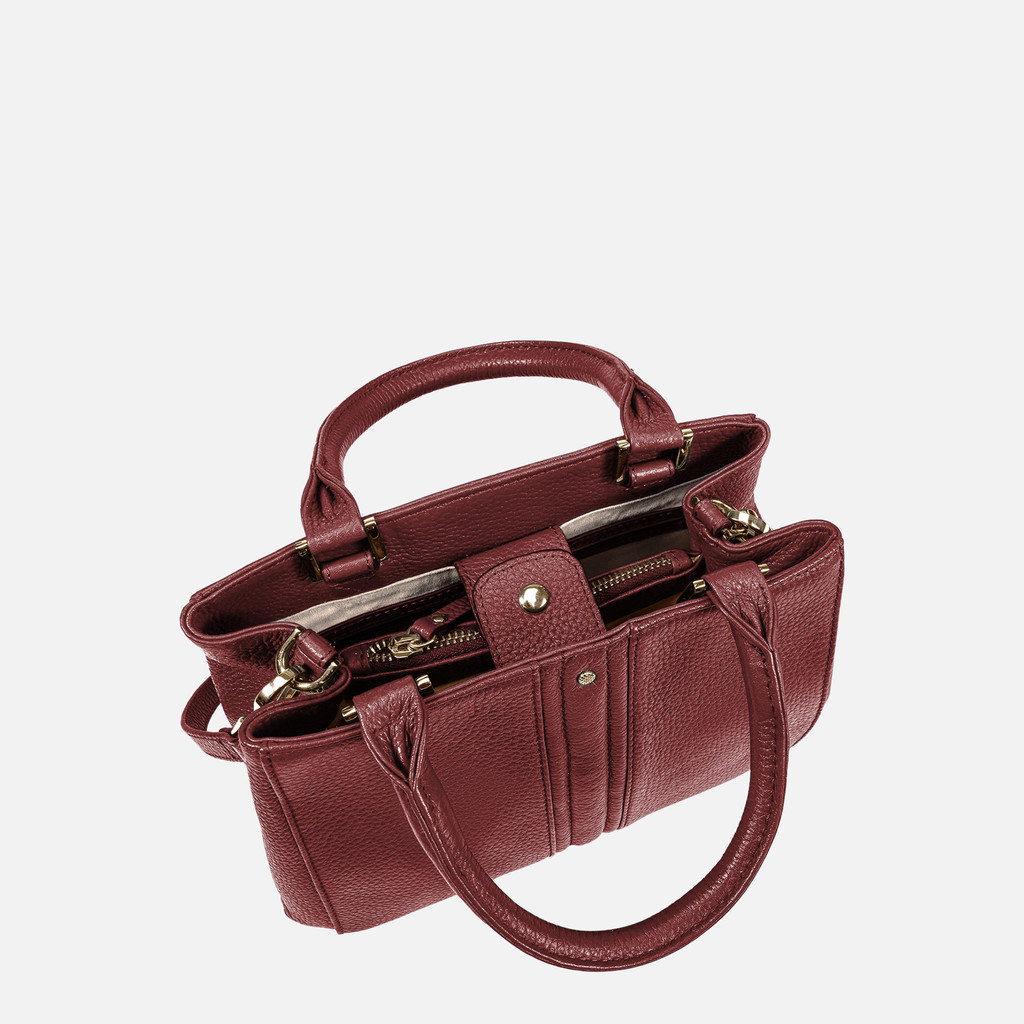 Handbag DHYALMA BAG WOMAN Bordeaux - image number 3 | GEOX