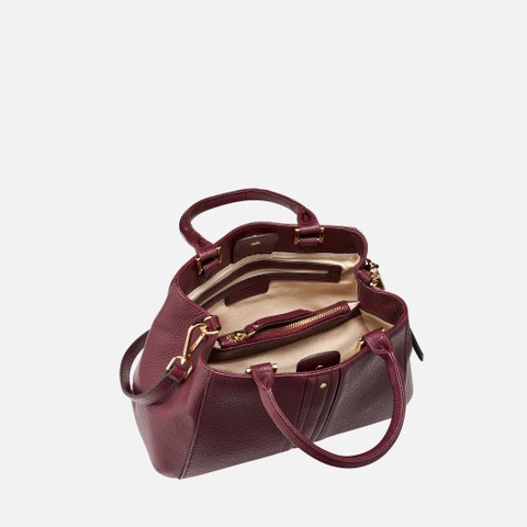 Handbag DHYALMA BAG WOMAN Bordeaux - image number 5 | GEOX