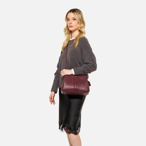 Handbag DHYALMA BAG WOMAN Bordeaux | GEOX