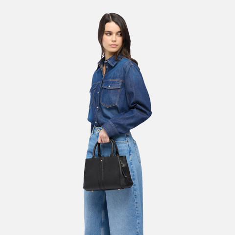 Handbag DHYALMA BAG WOMAN Black - image number 5 | GEOX