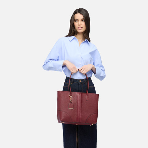 Borsa a spalla MIEREILLE BAG DONNA Bordeaux - image number 6 | GEOX
